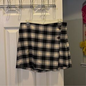 Love Tree Plaid Skort